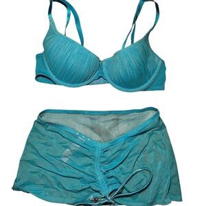 Savage-x-fenty Women's Blue and Green Bra